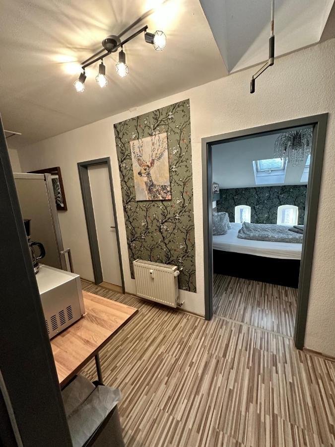 Apartment Zum grünen Hirsch inkl. Parkplatz Erfurt Exterior foto